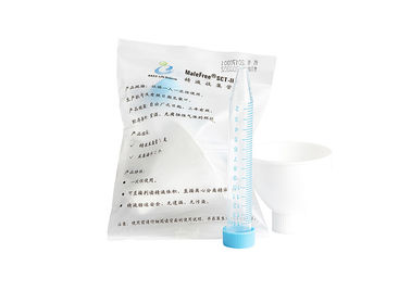 Jogo da coleção do esperma, jogo masculino do teste da infertilidade com funil/tubo de ensaio