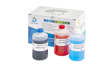Kit Diff Quik Stain de uso simples para morfologia de espermatozoides 100 ml/kit