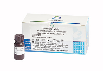 Kit de coloração de esperma versátil e fácil de usar para preparação de amostras